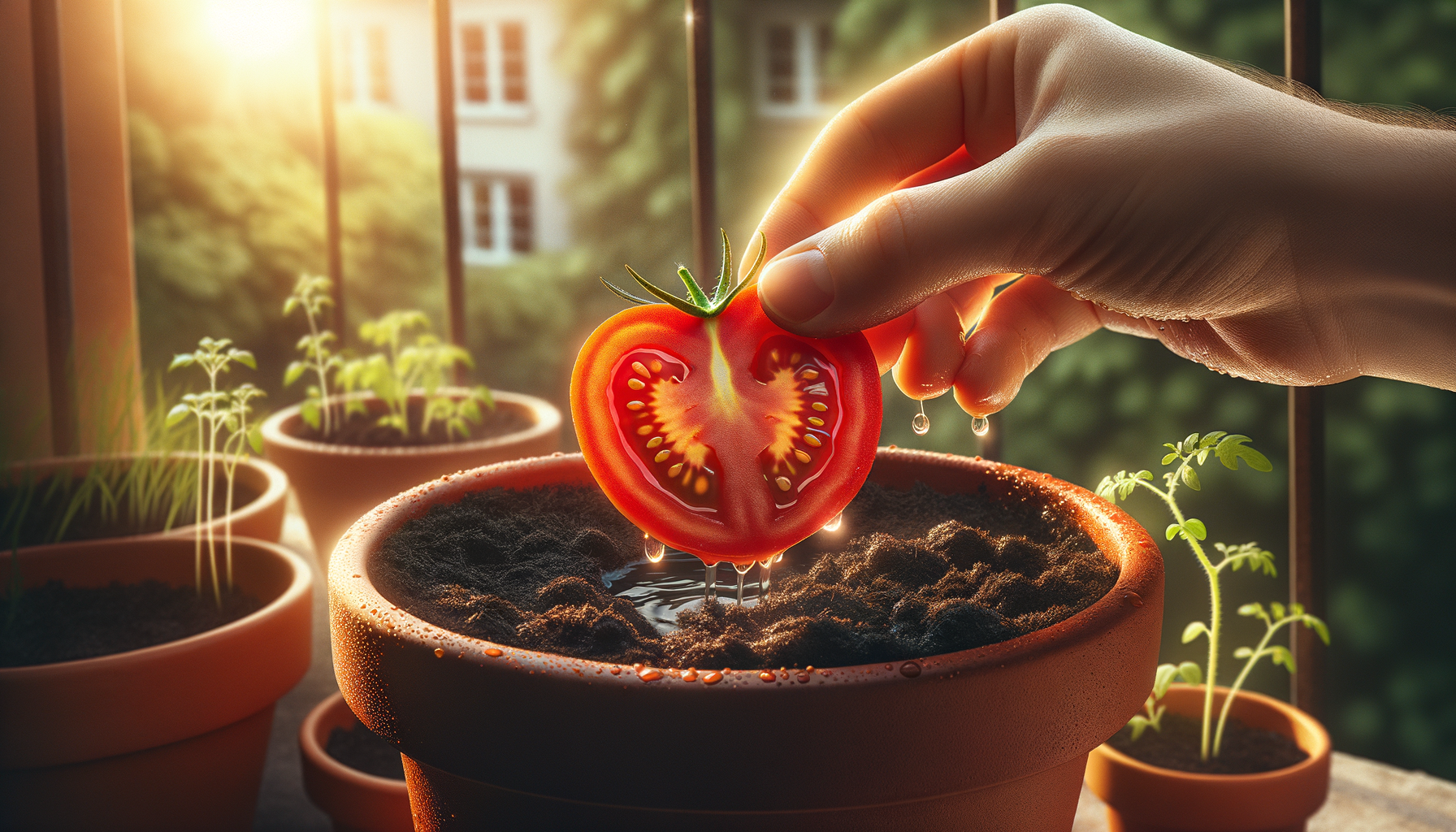 Révolutionnez Votre Balcon avec des Tomates Maison : La Technique des Tranches Magiques